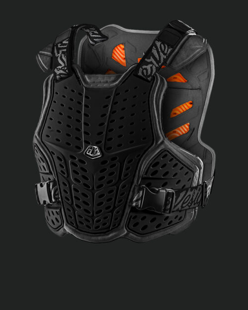 Rockfight CE Chest protector Black back