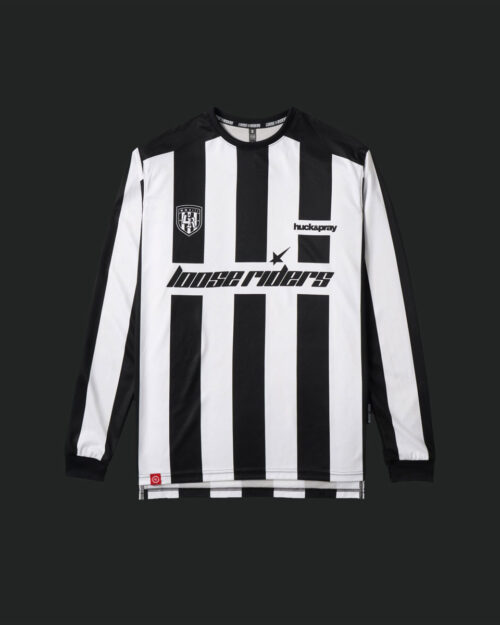 Loose Riders Derby White Long Sleeve Jersey