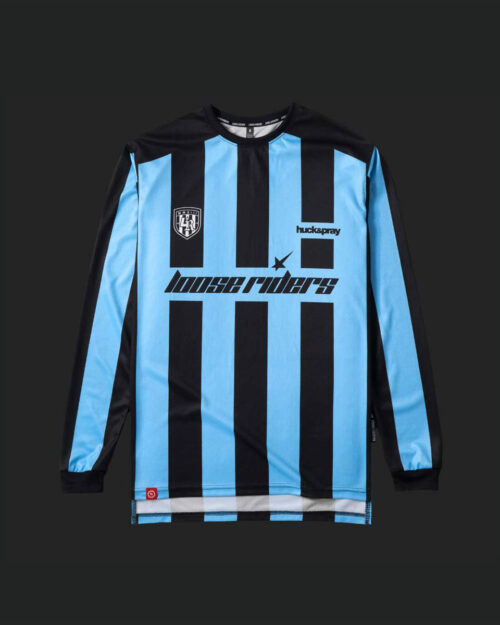 Loose Riders Derby Blue Long Sleeve Jersey